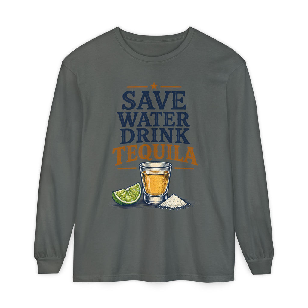Tequila Outfitters Mexican Water Long Sleeve T-Shirt