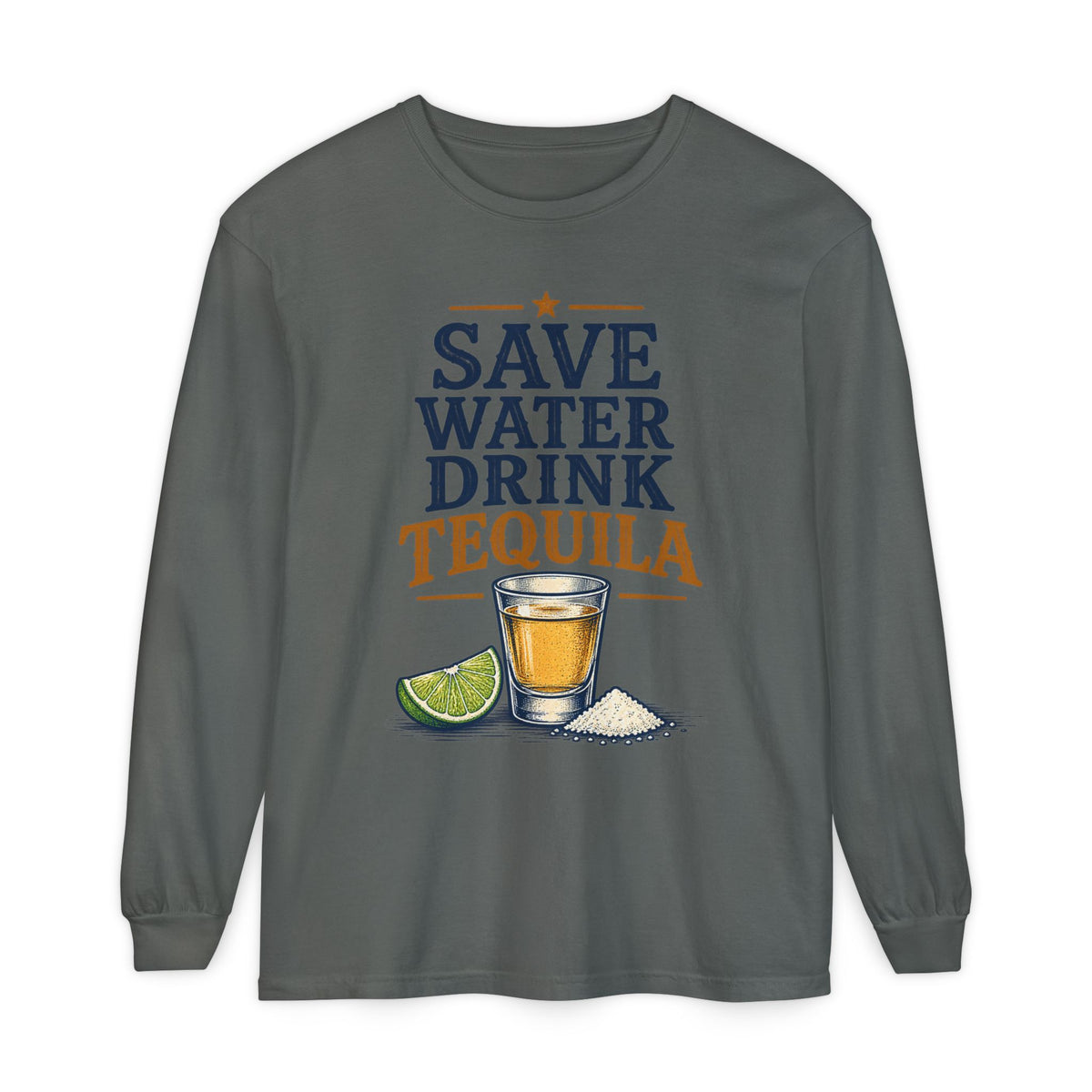 Tequila Outfitters Mexican Water Long Sleeve T-Shirt