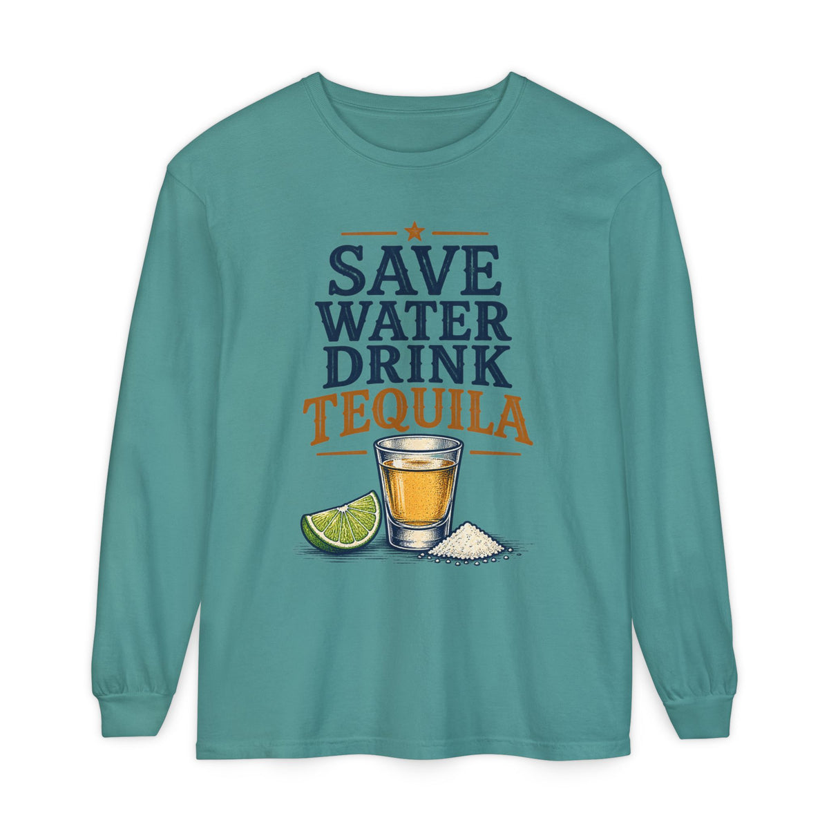 Tequila Outfitters Mexican Water Long Sleeve T-Shirt