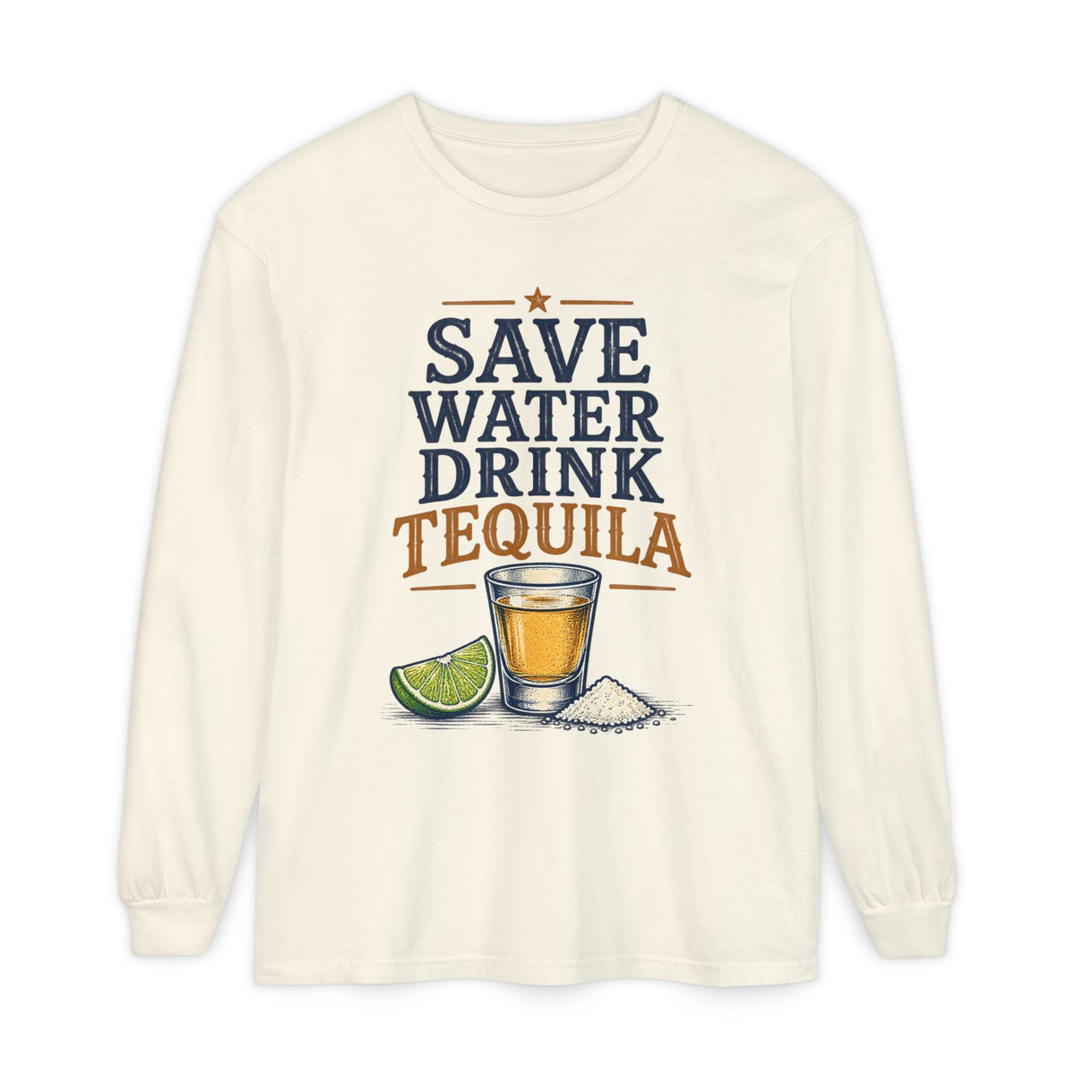 Tequila Outfitters Mexican Water Long Sleeve T-Shirt