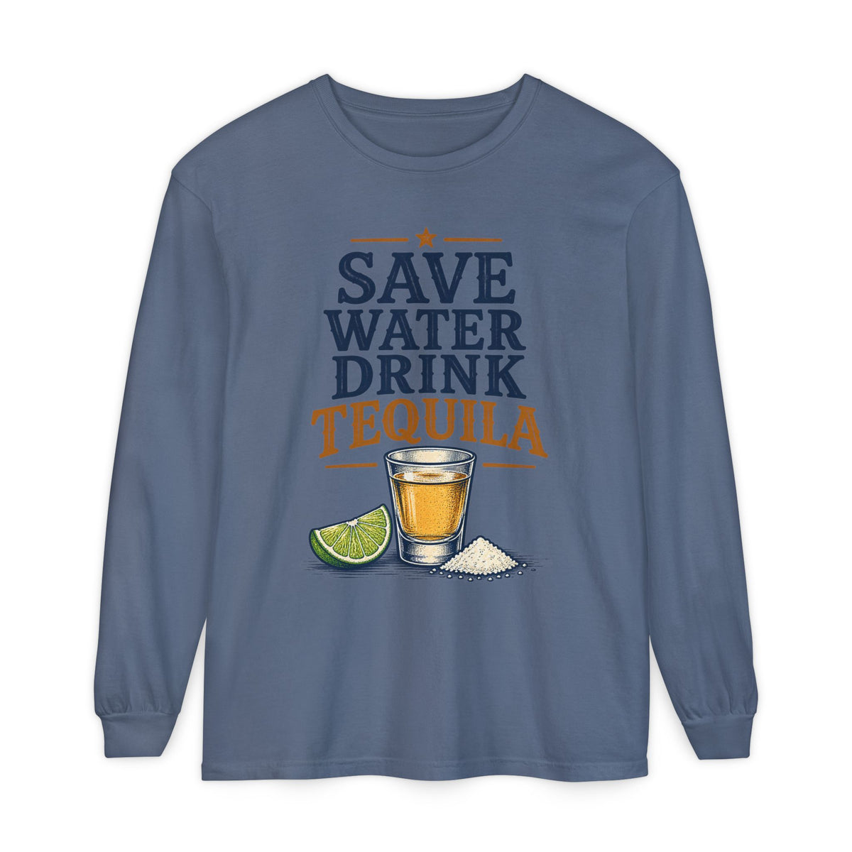 Tequila Outfitters Mexican Water Long Sleeve T-Shirt