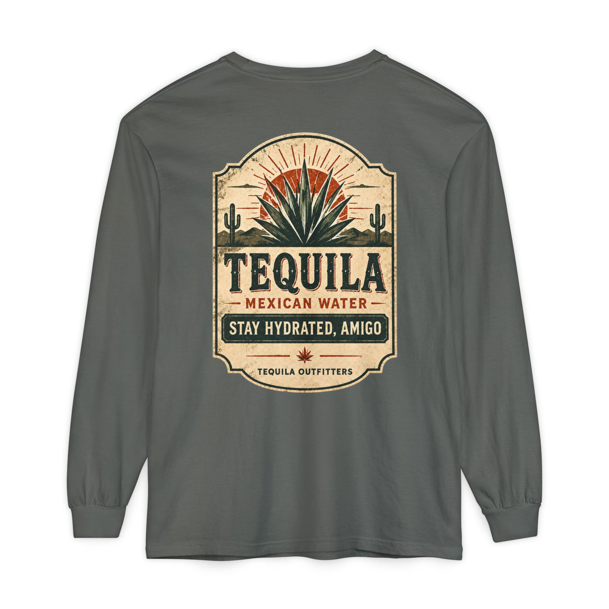 Tequila Outfitters Mexican Water Long Sleeve T-Shirt