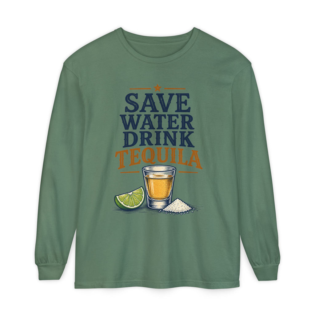 Tequila Outfitters Mexican Water Long Sleeve T-Shirt