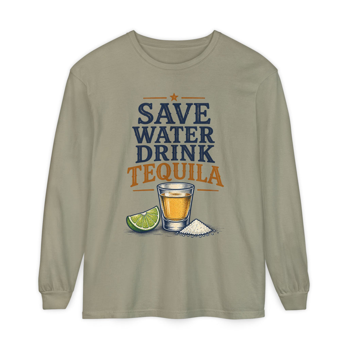 Tequila Outfitters Mexican Water Long Sleeve T-Shirt